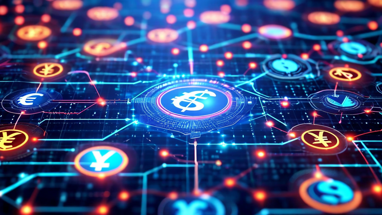 Blog post  — Multi-currency transaction flow diagram: presentment currency, settlement currency, FX conversion points